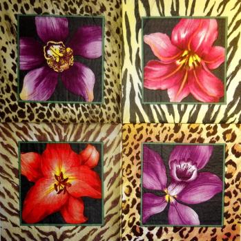099 Orchideen - 3 lagig
